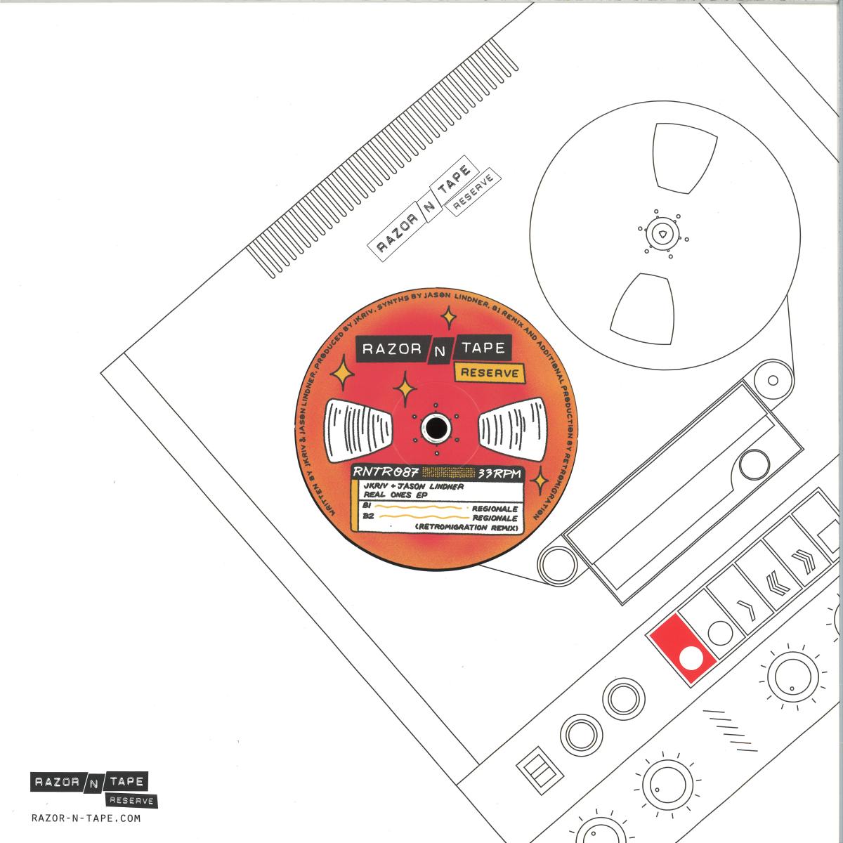 JKriv & Jason Lindner - Real Ones (VINYL 12" Razor-N-Tape Reserve) | NEW - HOUSE/DISCO *NEW*