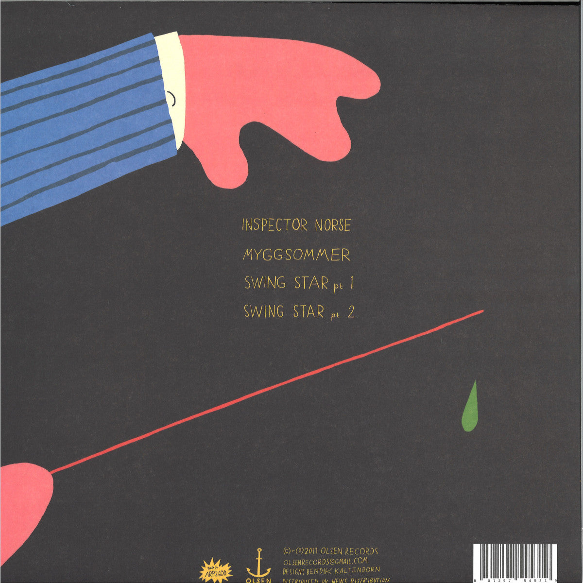 Todd Terje - It's The Arps (VINYL 12" Olsen OLS001 2022) | Mint (M) Mint (M) - HOUSE/DISCO *NEW*