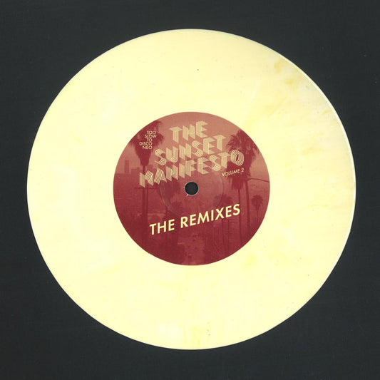 Various - The Sunset Manifesto Volume 2 (The Remixes) (WHITE VINYL 7" Too Slow To Disco) | NEW - HOUSE/DISCO *NEW*