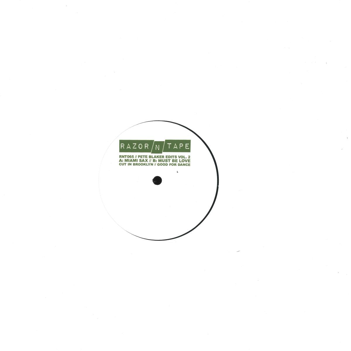 Pete Blaker - Pete Blaker Edits 2 (VINYL 12" Razor-N-Tape) | NEW Mint (M) Generic - HOUSE/DISCO *NEW*