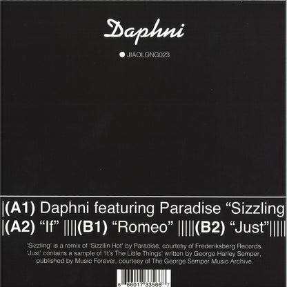 Daphni - Sizzling (VINYL 12" Jiaolong) | NEW - HOUSE/DISCO *NEW*