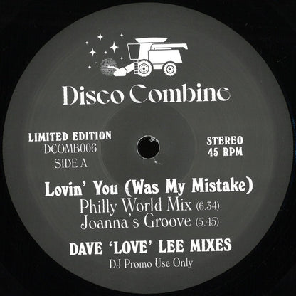Disco Combine - Lovin' You / How I Love New York (Dave 'Love' Lee Mixes) (VINYL 12" Disco Combine DCOMB006) | NEW Mint (M) Mint (M) - HOUSE/DISCO *NEW*