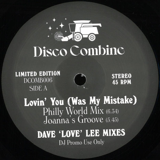 Disco Combine - Lovin' You / How I Love New York (Dave 'Love' Lee Mixes) (VINYL 12" Disco Combine DCOMB006) | NEW Mint (M) Mint (M) - HOUSE/DISCO *NEW*