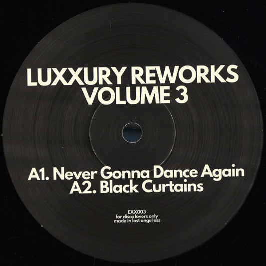 Luxxury - Luxxury Reworks Volume 3 (VINYL 12" Exxpensive Sounding Music) | NEW - HOUSE/DISCO *NEW*