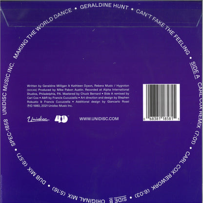Can't Fake The Feeling (Carl Cox Remix) | Mint (M) Mint (M)