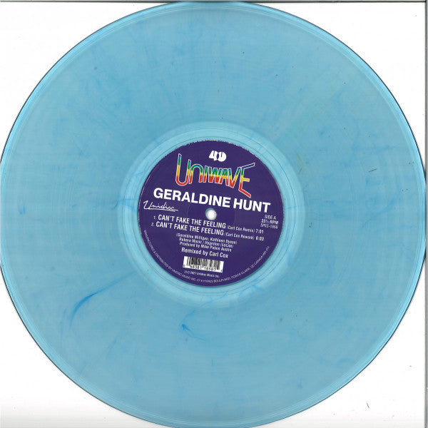 Geraldine Hunt Can't Fake The Feeling (Carl Cox Remix) 12" Mint (M) Mint (M)