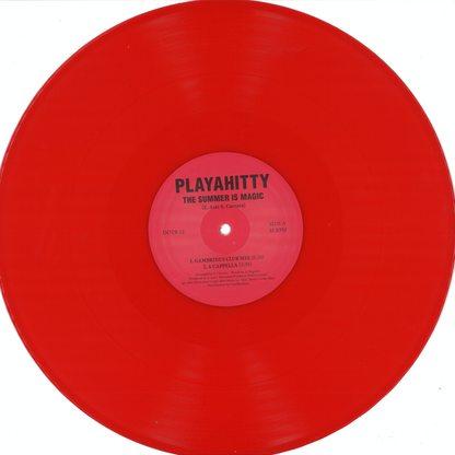 Playahitty - (PRESALE TBD) The Summer Is Magic (RED VINYL) | Mint (M) Mint (M) - HOUSE/EURO *NEW/COLOR*