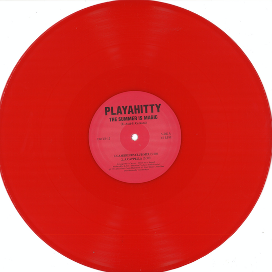 Playahitty - (PRESALE TBD) The Summer Is Magic (RED VINYL) | Mint (M) Mint (M) - HOUSE/EURO *NEW/COLOR*