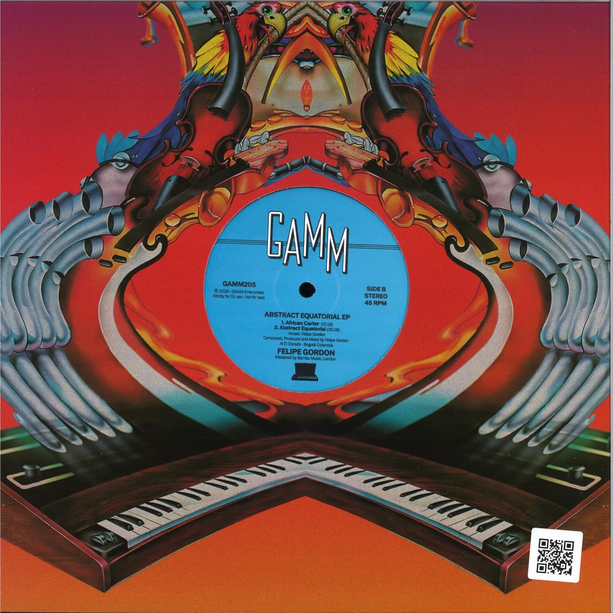 Felipe Gordon - Abstract Equatorial (VINYL 12" GAMM) | NEW - HOUSE/LATIN *NEW*