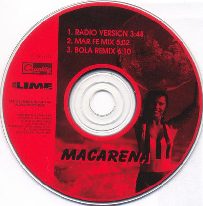 Los Del Mar - Macarena (CD SINGLE QUALITY LI-CDS-1021 1995) | - HOUSE/LATIN / USED *NEAR MINT*