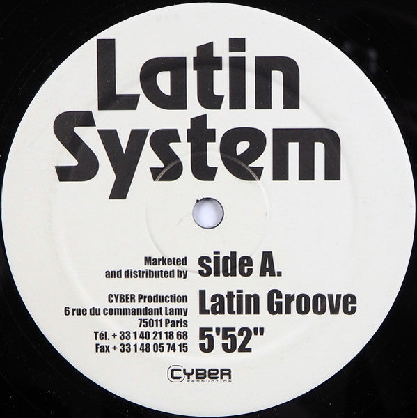 Latin Groove / Tell Me (12") | Very Good (VG) Generic - HOUSE/LATIN / USED *VERY GOOD*