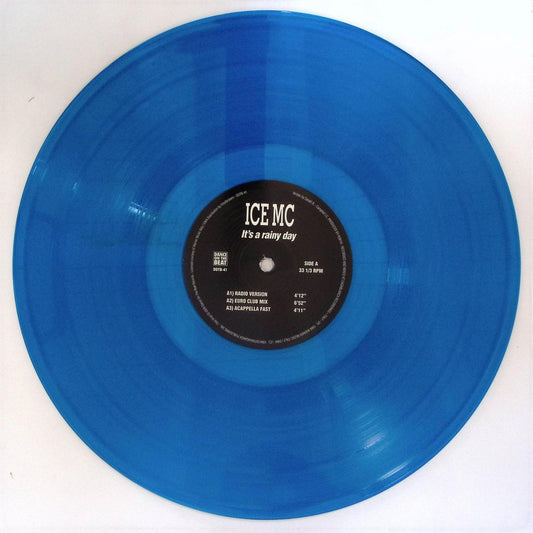 ICE MC - It's A Rainy Day (BLUE VINYL 12" Dance On The Beat) | NEW - HOUSE *NEW/COLOR*