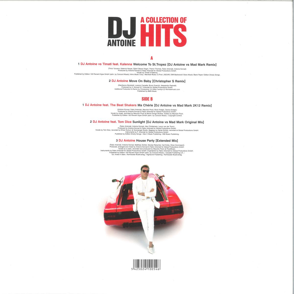 DJ Antoine - A Collection of Hits (RED VINYL 12" la Musique du beau Monde) | NEW - HOUSE *NEW/COLOR*
