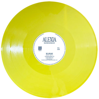 Alexia Featuring Double You - (PRESALE 10/23/26) Me And You (YELLOW VINYL 12" Dance On The Beat) | NEW - HOUSE *NEW/COLOR*