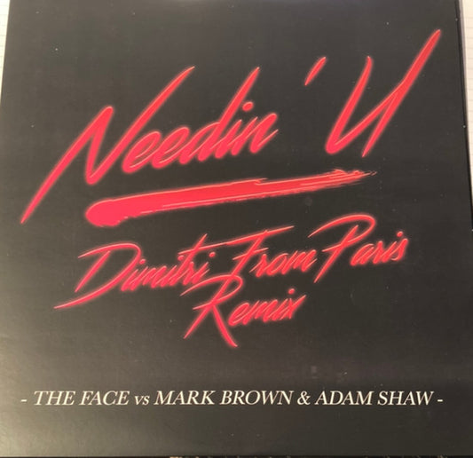 Needin' U (Dimitri From Paris Remix)(RED VINYL) | Mint (M) Mint (M) - HOUSE *NEW/COLOR*