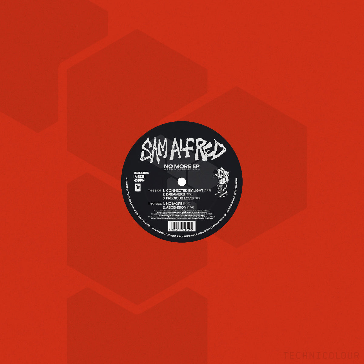 Sam Alfred - (PRESALE 11/6/26) No More (140G STICKERED COLOUR SLEEVE VINYL 12") | NEW - HOUSE *NEW/COLOR*