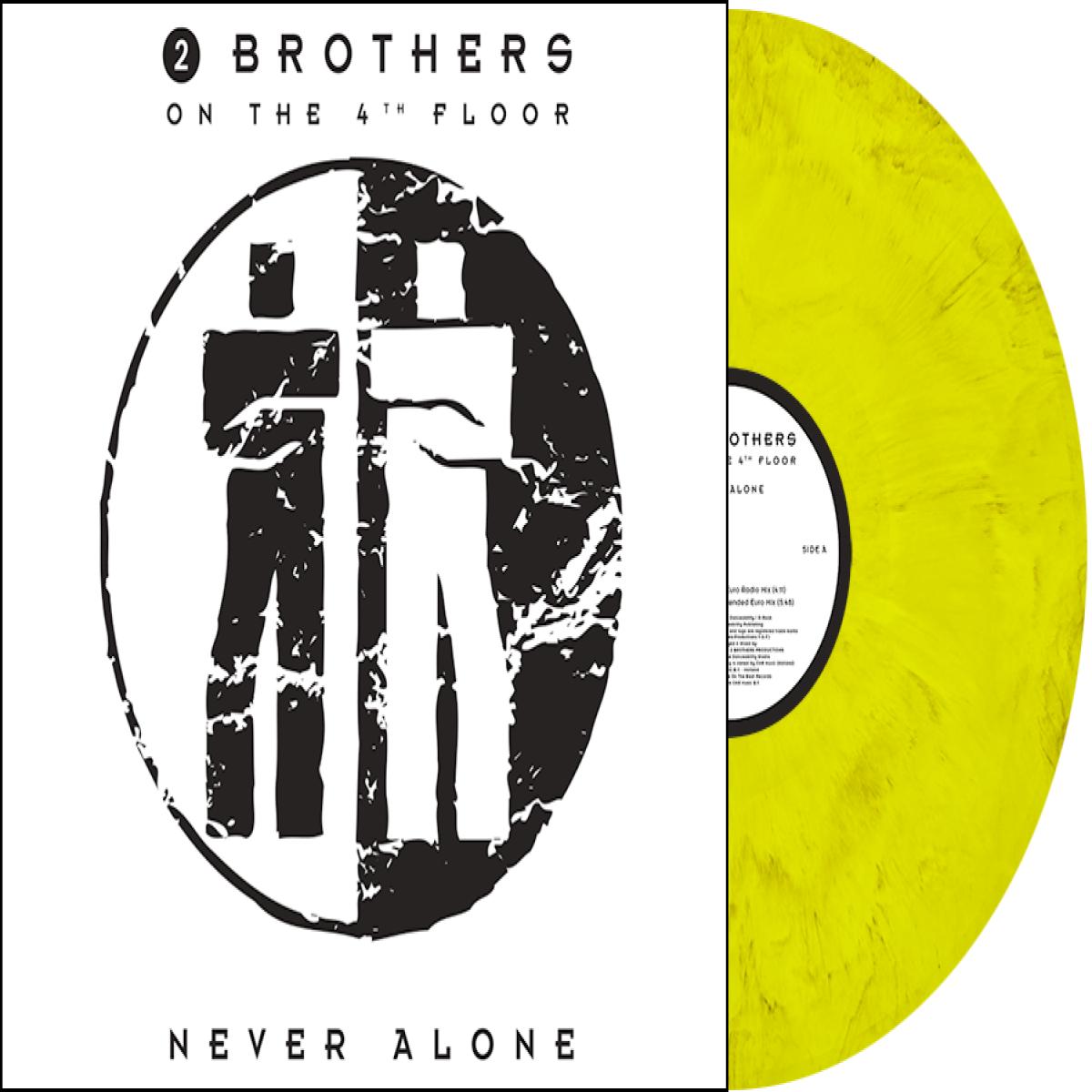 2 Brothers on the 4th floor - (PRESALE 9/28/26) Never Alone (YELLOW VINYL LP Dance On The Beat) | NEW - HOUSE *NEW/COLOR*