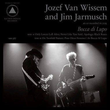 Jozef Van Wissem And Jim Jarmusch - (PRESALE 11/6/26) Bocca di Lupo and Mouth of the Wolf (CLOUDY CLEAR VINYL 2xLP) | NEW - HOUSE *NEW/COLOR*