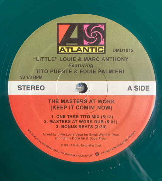 The Masters At Work (Keep It Comin' Now) (Green Vinyl) | Mint (M) Generic - HOUSE *NEW/COLOR*