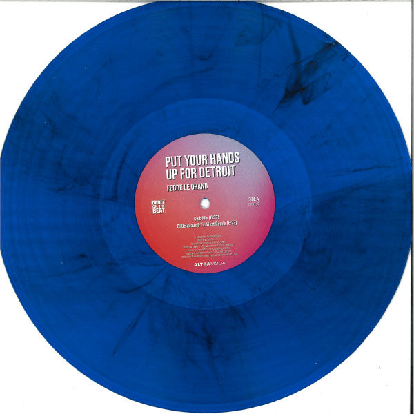 Put Your Hands Up For Detroit (BLUE SPLATTERED VINYL 12") | Mint (M) Mint (M) - HOUSE *NEW/COLOR*