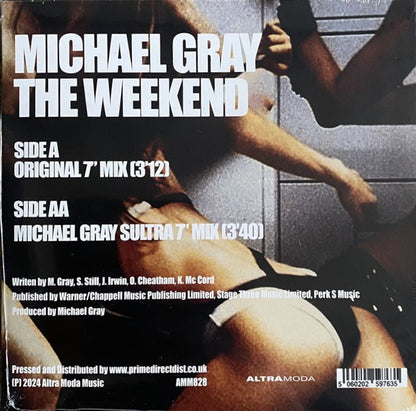 Michael Gray - The Weekend (7" RED VINYL) | - HOUSE *NEW/COLOR*