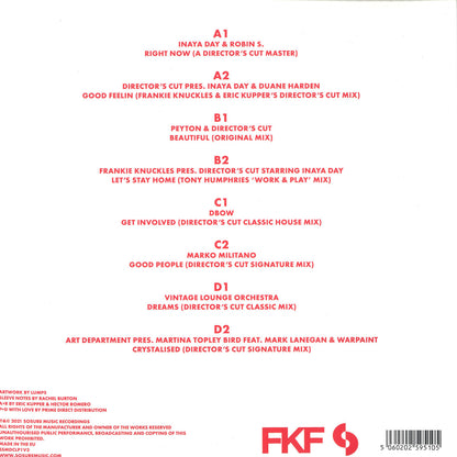 Frankie Knuckles & Eric Kupper - The Director’s Cut Collection Volume Three (RED VINYL 2xLP SoSure) | NEW - HOUSE *NEW/COLOR*