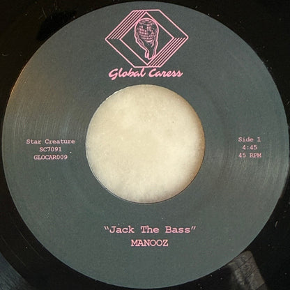 ManooZ - Jack The Bass / Time 4 Houze! (VINYL 7" GLOBAL CARESS GLOCAR009 2026) | Mint (M) Mint (M) - HOUSE / NEW *UNSEALED*