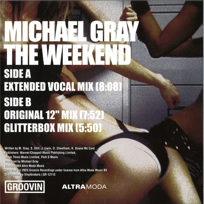Michael Gray - The Weekend (VINYL 12" Groovin GR-12112 2023) | NEW - HOUSE *NEW*