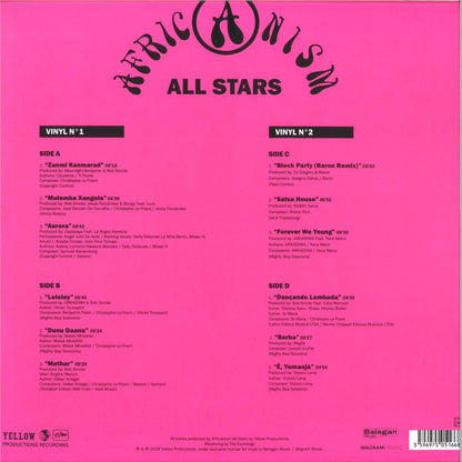 AFRICANISM ALLSTARS - AFRICANISM V (VINYL 2xLP Wagram 3505166) | NEW Mint (M) Mint (M) - HOUSE *NEW*