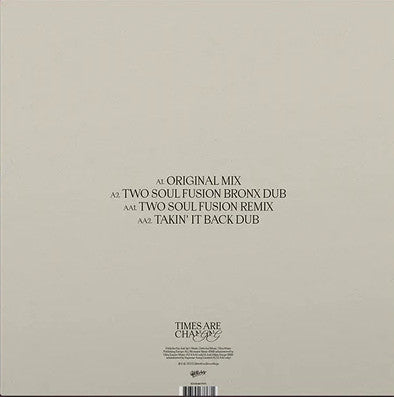 Times Are Changing (Two Soul Fusion Remixes)(VINYL) | Mint (M) Mint (M) - HOUSE *NEW*