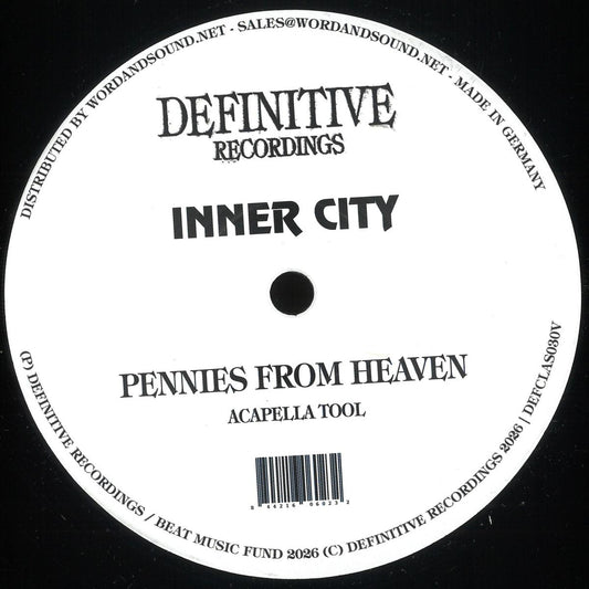 Inner City - Pennies From Heaven (VINYL 12" Definitive) | NEW Mint (M) Mint (M) - HOUSE *NEW*