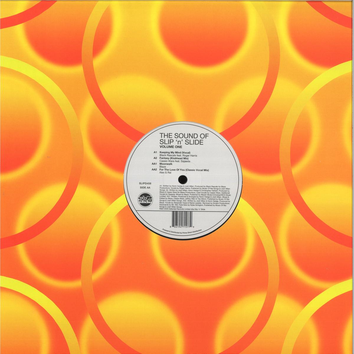 Various - (PRESALE 07/31/26) The Sound Of Slip 'n' Slide, Vol. 1 (VINYL 12" Slip N Slide SLIPD458) | NEW - HOUSE *NEW*