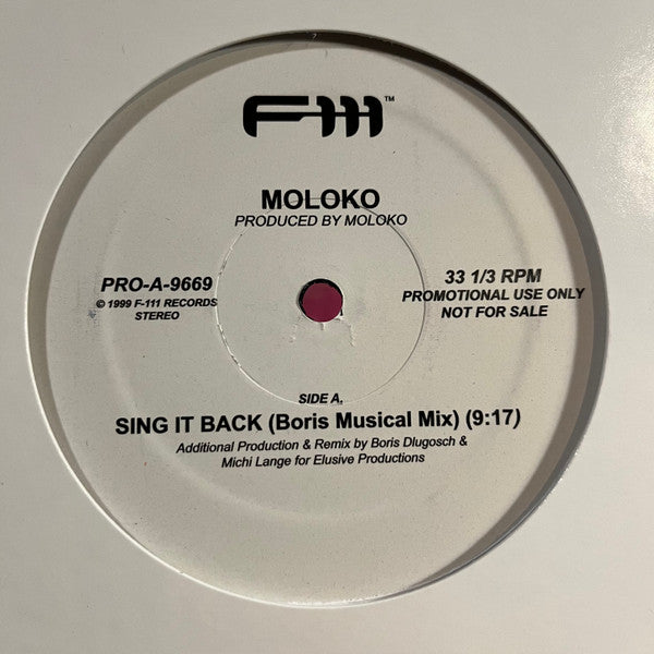 Sing It Back | Mint (M) Mint (M) - HOUSE *NEW*