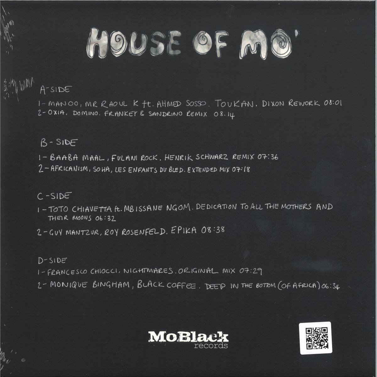 Various - (PRESALE 10/8/26) House Of Mo' (VINYL 2xLP MoBlack) | NEW - HOUSE *NEW*