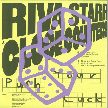 Riva Starr & Close Counters - Push Your Luck (VINYL 12" Heist) | NEW - HOUSE *NEW*