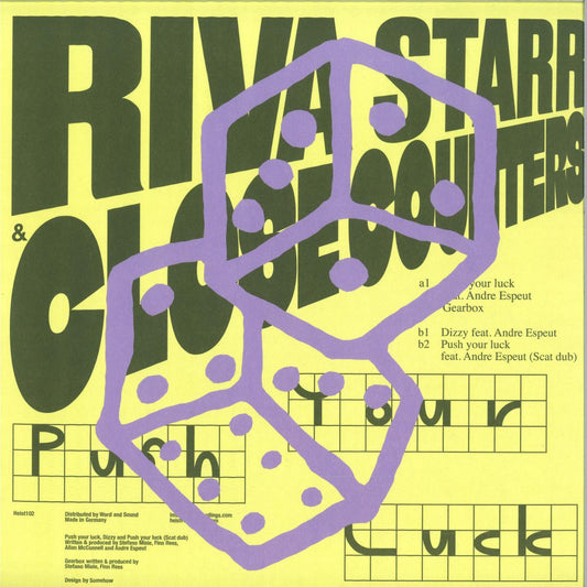 Riva Starr & Close Counters - Push Your Luck (VINYL 12" Heist) | NEW - HOUSE *NEW*