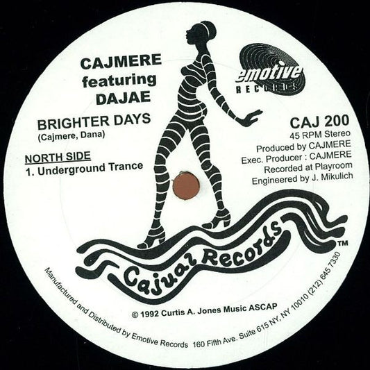 Cajmere - Brighter Days / Dreaming EP (VINYL 12") | NEW - HOUSE *NEW*