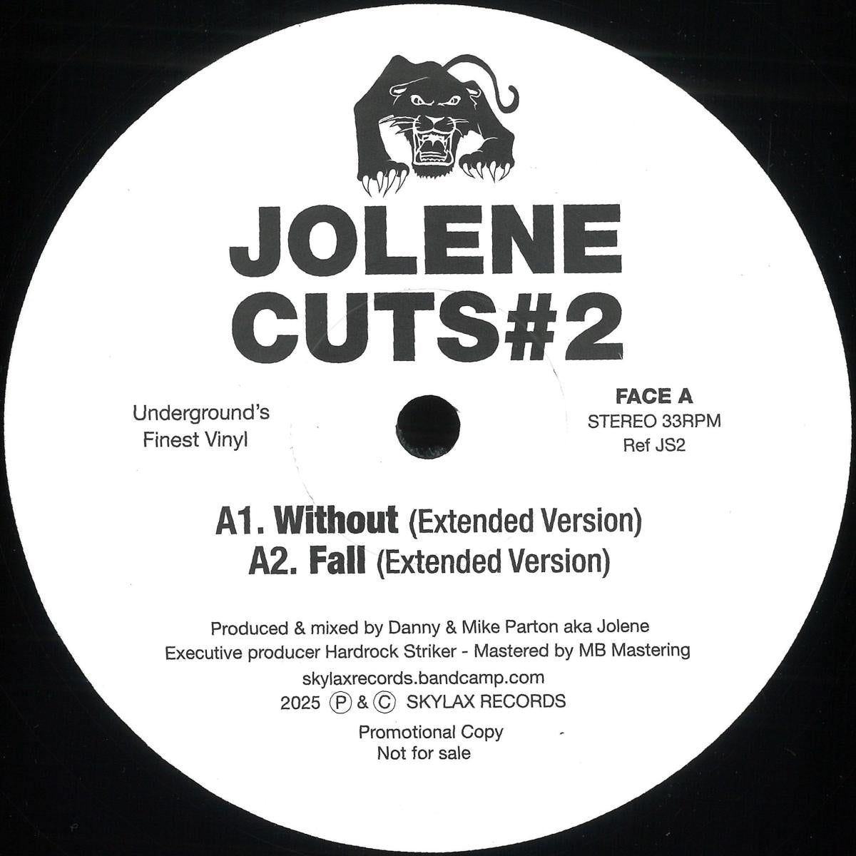 Jolene - Jolene Cuts #2 (VINYL 12" Skylax) | NEW - HOUSE *NEW*