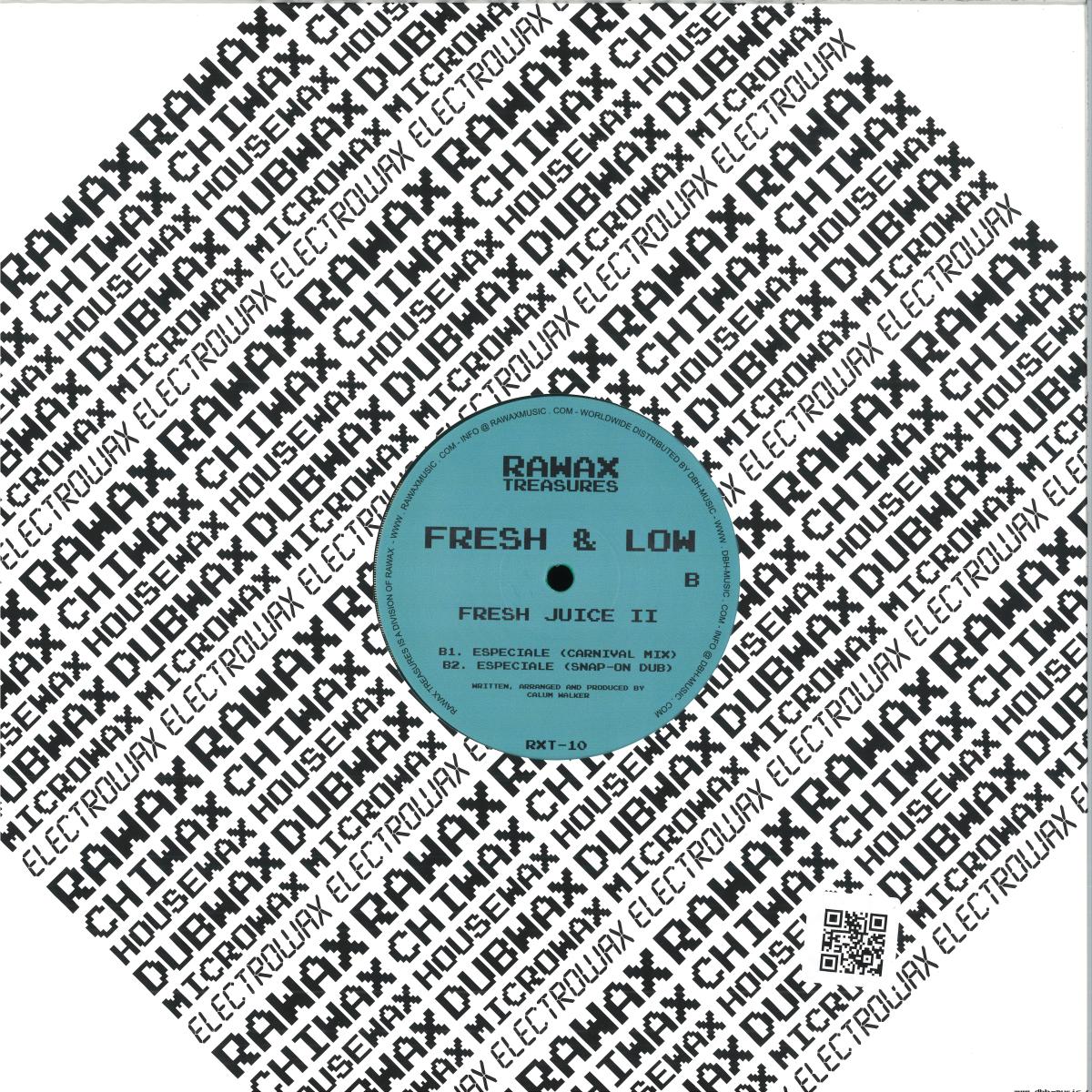 Fresh & Low - Fever Tension / Fresh Juice II (GREEN VINYL 12" Rawax) | NEW - HOUSE *NEW*