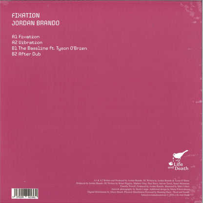 Jordan Brando - Fixation (VINYL 12" Life And Death) | NEW - HOUSE *NEW*