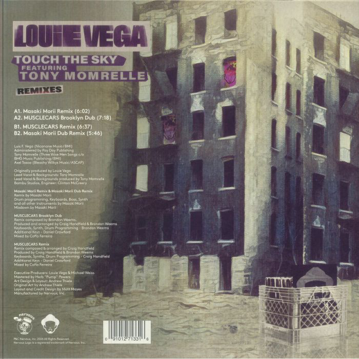 Louie Vega feat Tony Momrelle - (PRESALE) Touch The Sky (Remixes) (VINYL) | Mint (M) Mint (M) - HOUSE *NEW*