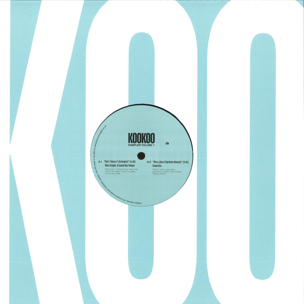 Various - (PRESALE 09/03/26) Kookoo Sampler Vol.1 (VINYL 12" KooKoo) | NEW Mint (M) Mint (M) - HOUSE *NEW*