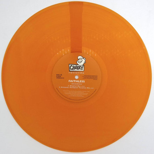 Faithless - Insomnia: 30th Anniversary (IMPORT 12" ORANGE VINYL LP CMG 19958444191)*DINGED SLEEVE* | NEW Mint (M) Excellent+ (EX+) - HOUSE *NEW*