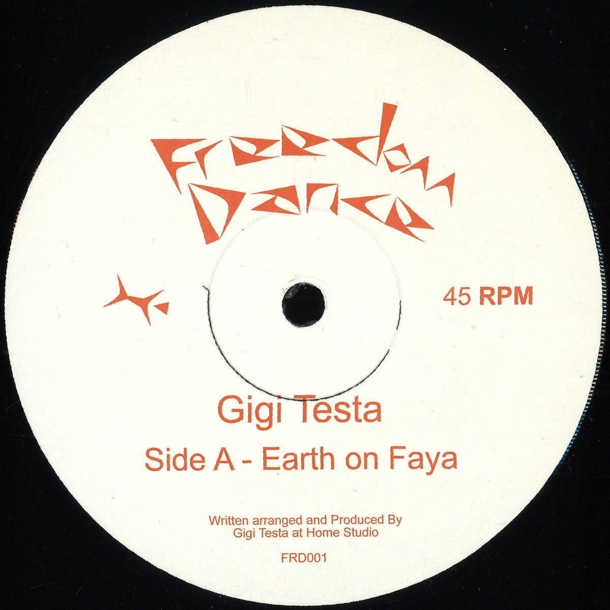Gigi Testa - Earth on Faya EP (VINYL 12" Freedom Dance FRD001) | NEW Mint (M) Mint (M) - HOUSE *NEW*