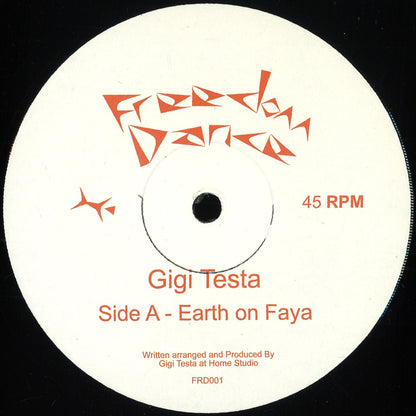 Gigi Testa - Earth on Faya EP (VINYL 12" Freedom Dance FRD001) | NEW Mint (M) Mint (M) - HOUSE *NEW*