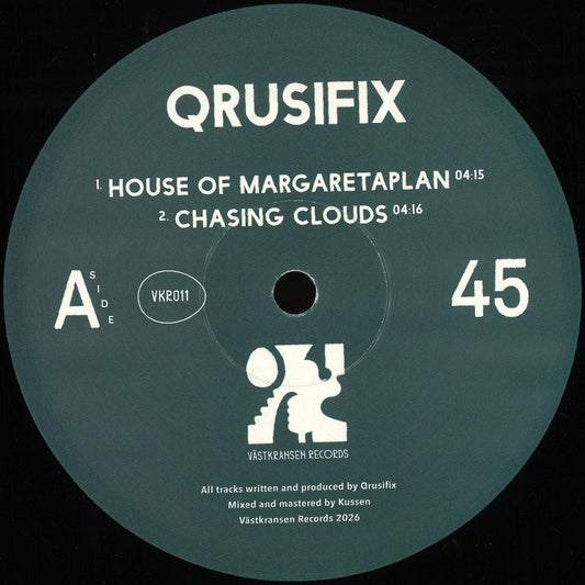 Qrusifix - Chasing Clouds EP (VINYL 12" Västkransen Records VKR011) | NEW Mint (M) Mint (M) - HOUSE *NEW*