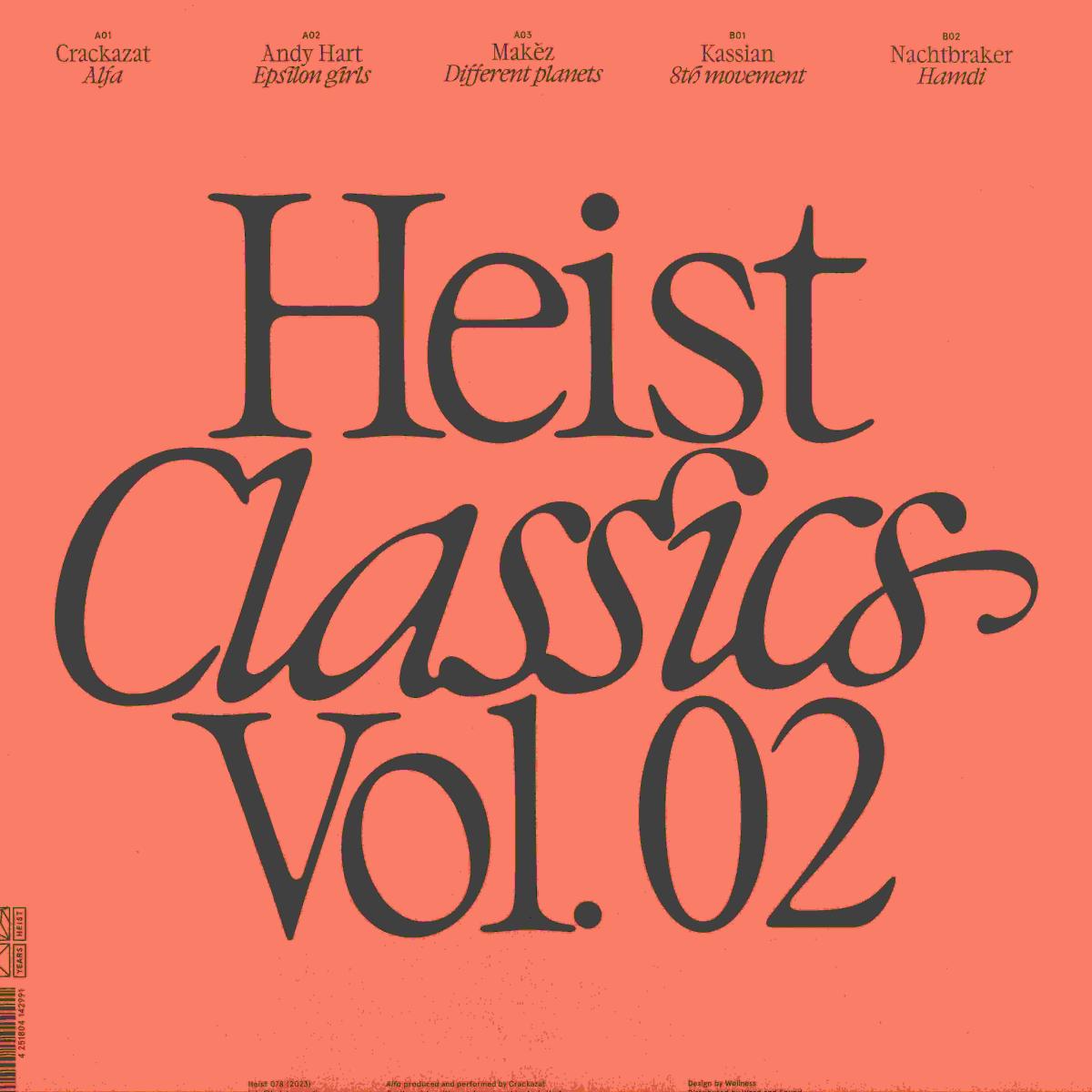 Various - (PRESALE 10/8/26) Heist Classics Vol. 02 (VINYL 12" Heist) | NEW - HOUSE *NEW*