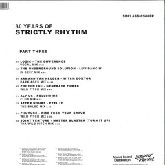 30 Years Of Strictly Rhythm - Part Three (VINYL)[Repress] | - HOUSE *NEW*
