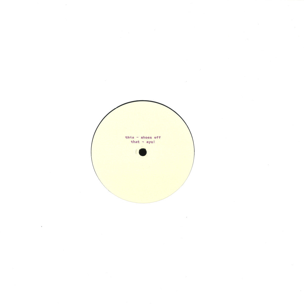 Unknown - (PRESALE 10/7/26) Ayo! / Shoes Off (VINYL 12" Tartan TARTAN005) | NEW - HOUSE *NEW*