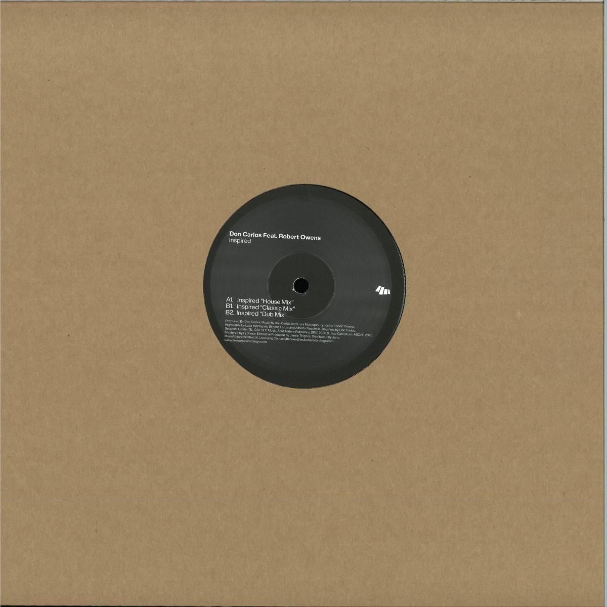 Don Carlos feat. Robert Owens - Inspired (VINYL 12" Seasons Limited) | NEW - HOUSE *NEW*